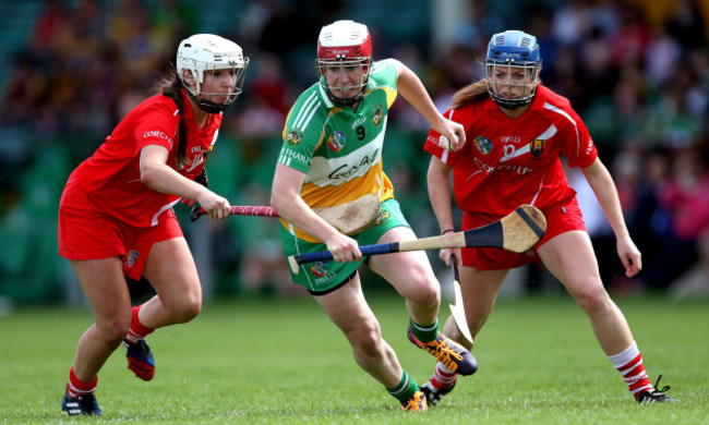 Aisling Thompson and Joanne Casey with Siobhan Flannery