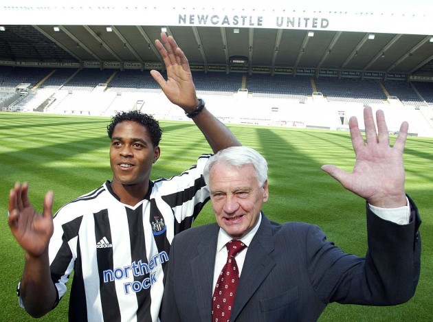 Patrick Kluivert to Newcastle United