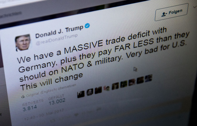 Tweet by US-President Trump