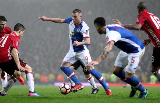 Blackburn Rovers v Manchester United - Emirates FA Cup - Fifth Round - Ewood Park