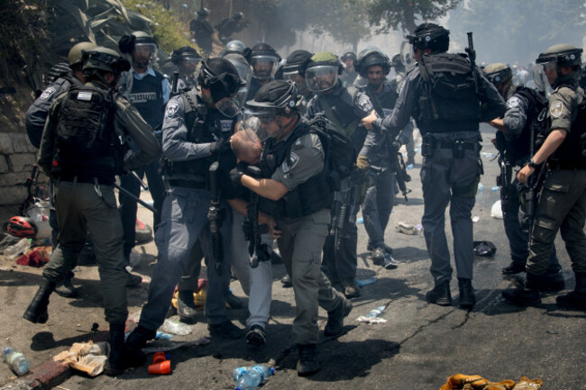 MIDEAST-JERUSALEM-CLASHES
