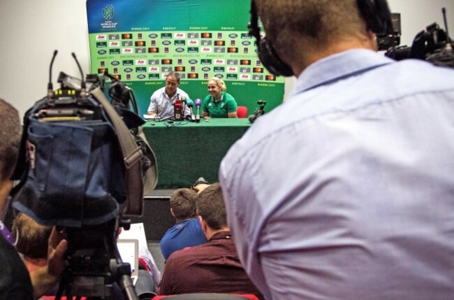 Tom Tierney and Niamh Briggs