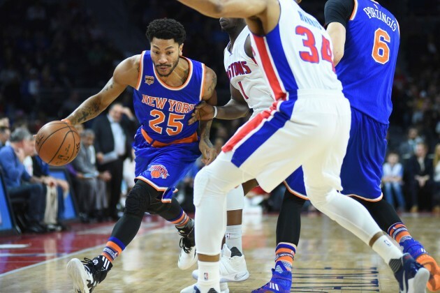 NBA: New York Knicks at Detroit Pistons