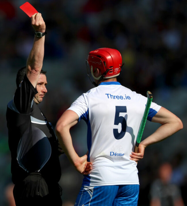 Fergal Horgan red cards Tadhg De Burca