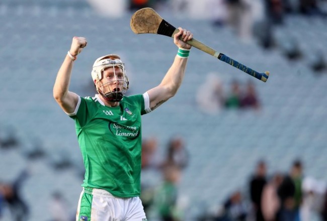 Cian Lynch celebrates after the game