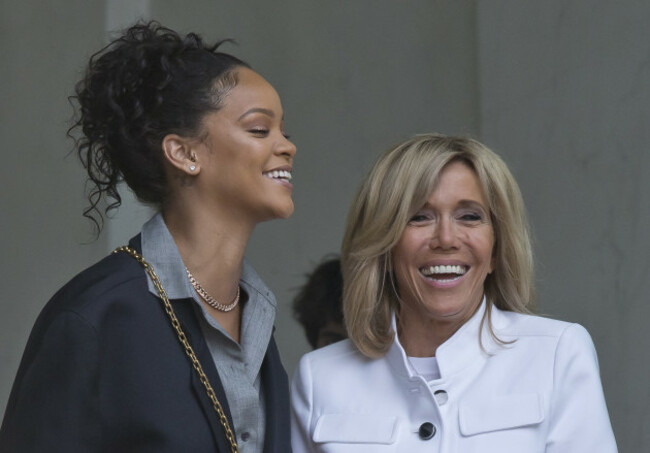 France Macron Rihanna