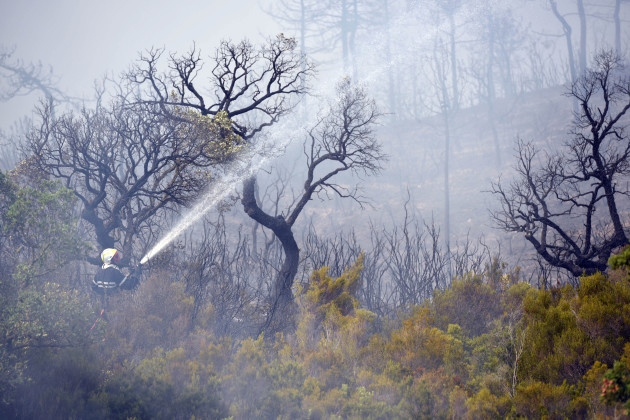 Ten Thousand Flee Raging Wildfires - Bormes-les-Mimosas