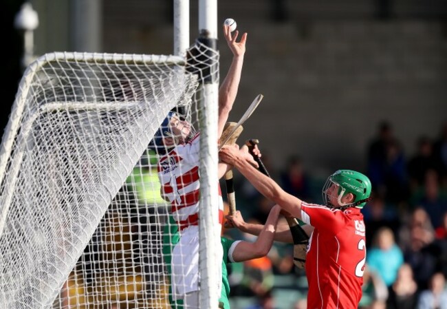 Patrick Collins attempts to stop a point