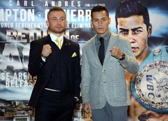 Carl Frampton and Andres Gutierrez