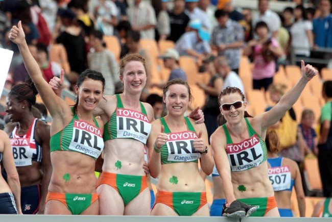 Andrews-Heffernan, Michelle Carey, Joanne Cuddihy and Claire Bergin