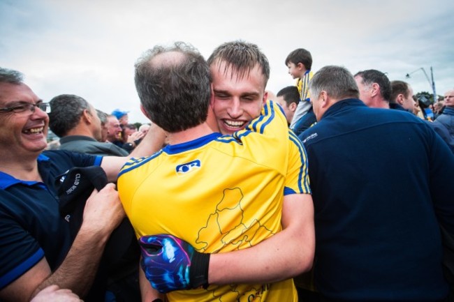 Enda Smith celebrates after the game