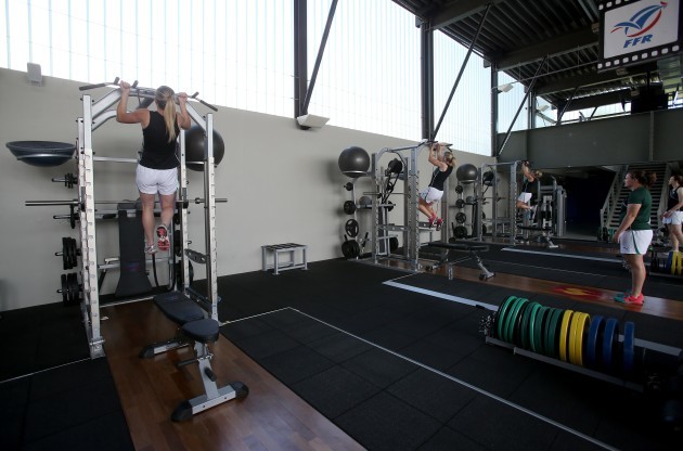 General view of the weight session