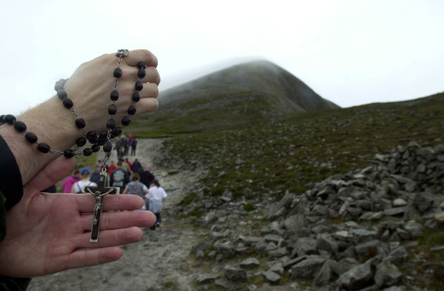 File Photo A retired parish priest has called for badly eroded sacred mountain Croagh Patrick to be declared off limits for many activities until a proper conservation plan is implemented. Fr Tony King wants the 764m mountain to be off-limits to extreme s