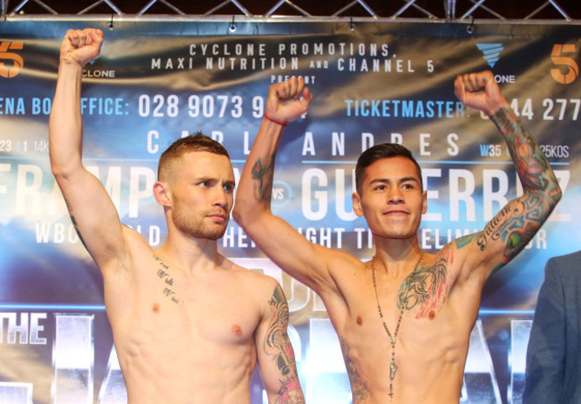 Carl Frampton and Andres Gutierrez