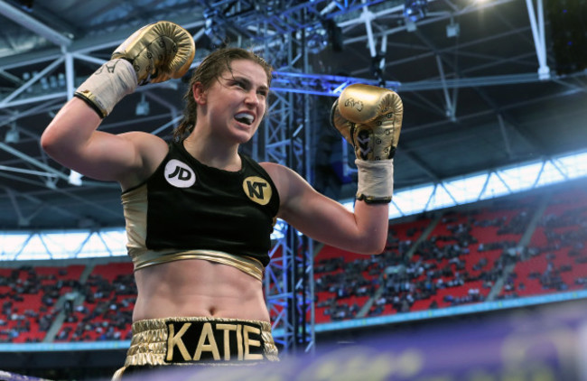 Katie Taylor and Nina Meinke