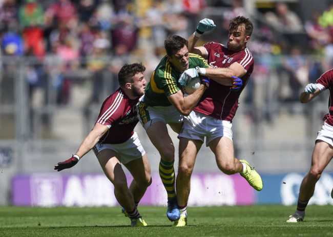 David Moran with Damien Comer and Paul Conroy