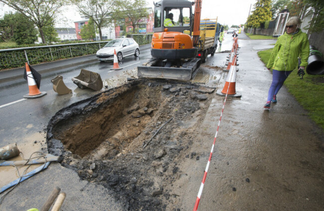 Burst Water Main Clare-Limerick 2