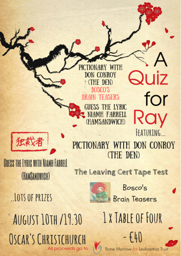 A Quiz for Ray (final poster event picture) correct (1)