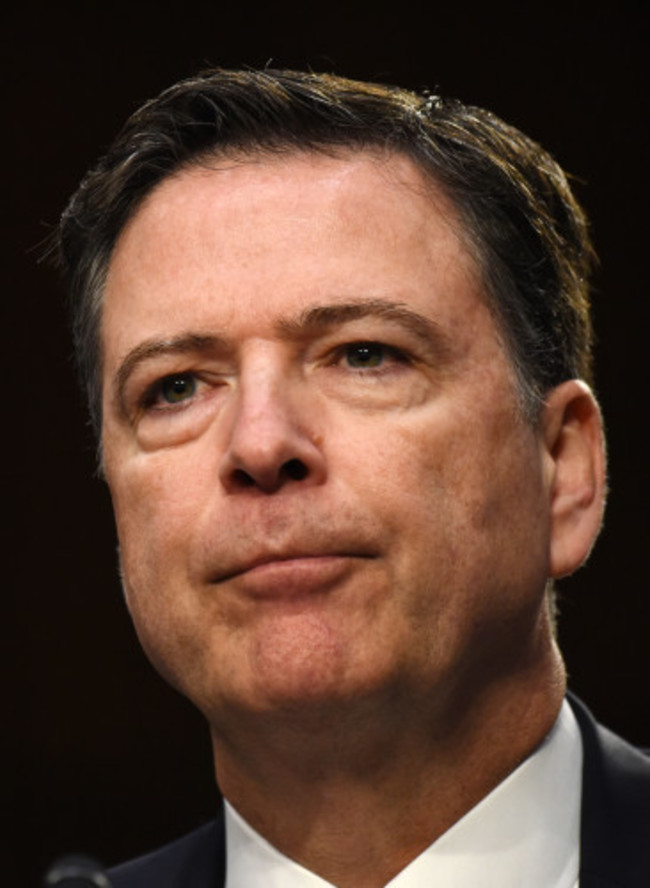 U.S.-WASHINGTON D.C.-FBI-FORMER DIRECTOR-JAMES COMEY-HEARING