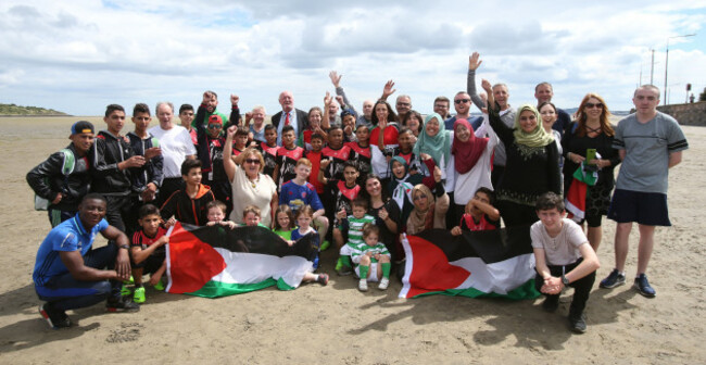 Palestinian footballers tour