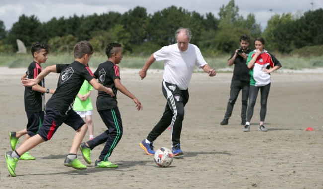 Palestinian footballers tour