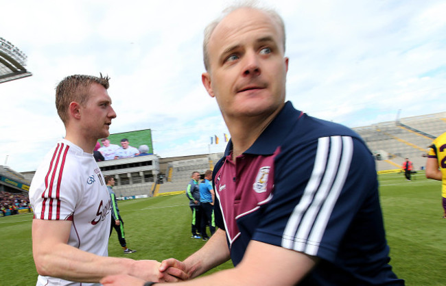 Joe Canning with Michael Donoghue