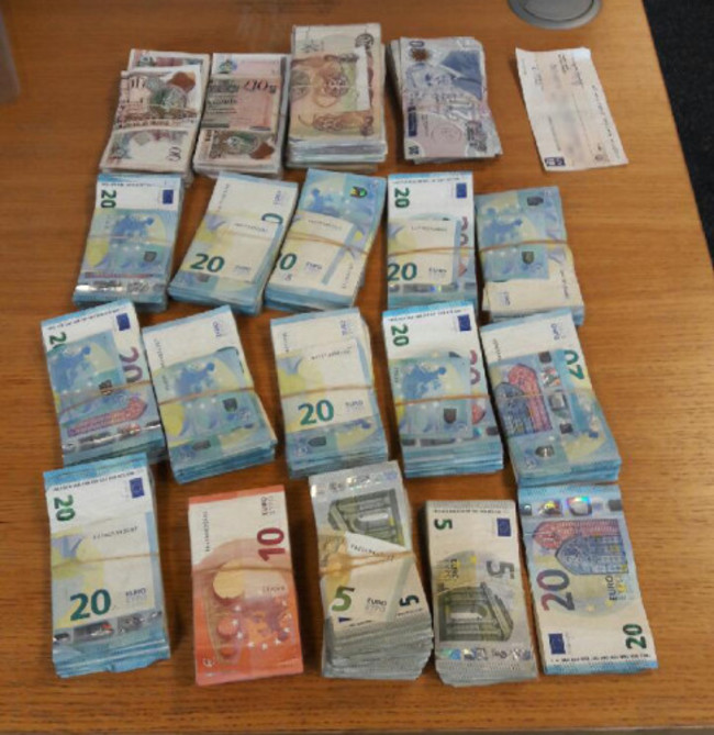 Cash Seized 3 Aug