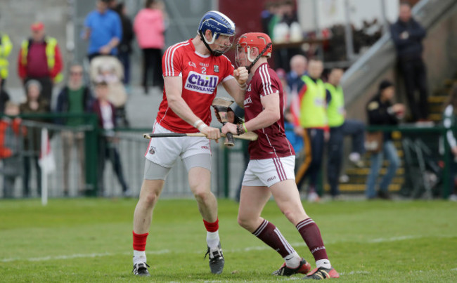 Conor Whelan with Damien Cahalane