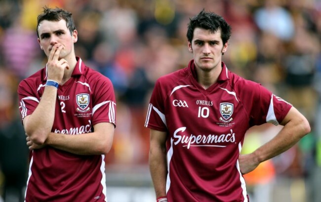 Johnny Coen and David Burke disappointed after the game