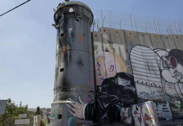 Israel Palestinians Banksy