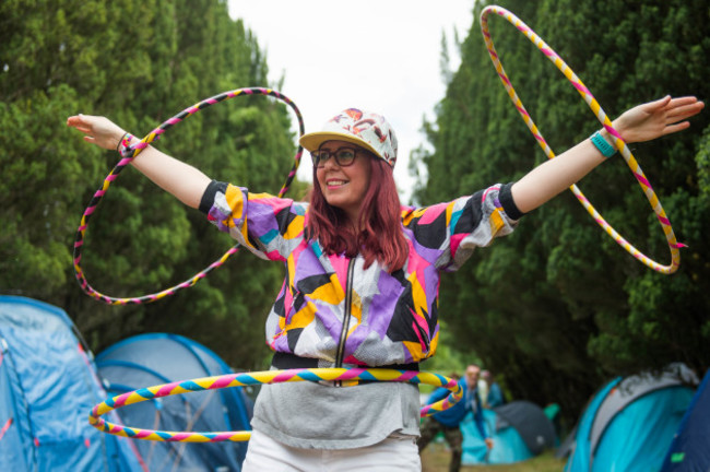 Hula Hooper Connie Walton at Castlepalooza, Tullamore. Photography by Ruth Medjber - No Repro Fee