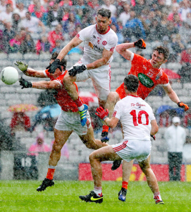 Matthew Donnelly and David Mulgrew with James Morgan and Ben Crealey