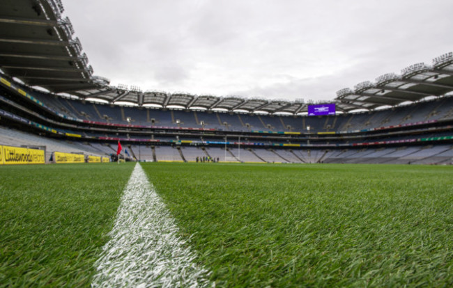 A view of Croke Park before the game