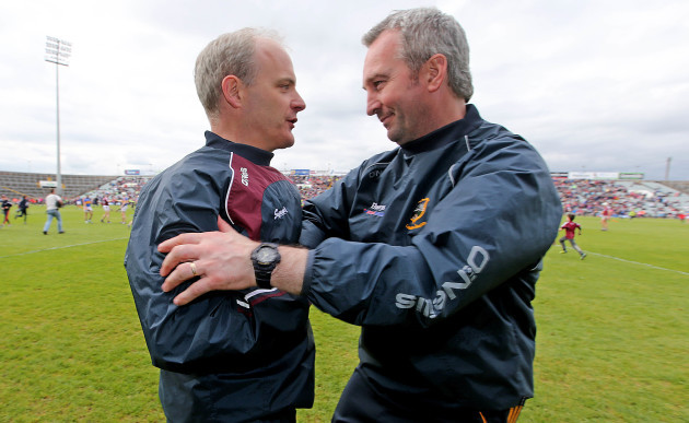 Michael Donoghue and manager Michael Ryan
