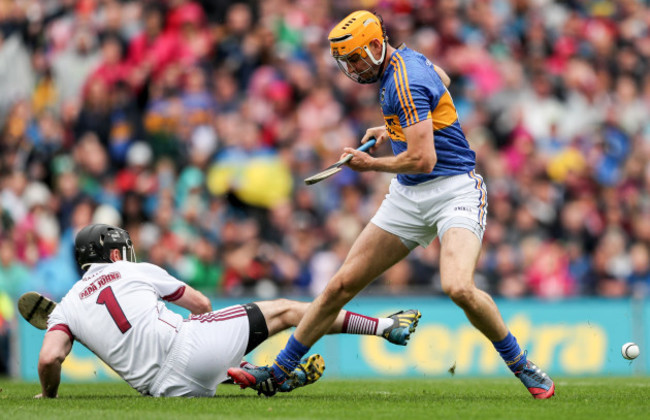 Colm Callanan saves a Seamus Callanan attempt