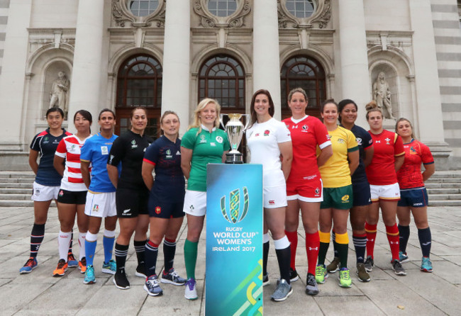 Women's Rugby World Cup Captains Meet An Taoiseach Leo Varadkar