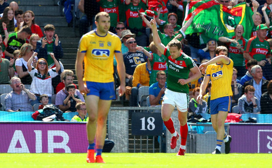 Andy Moran celebrates scoring his sides second goal