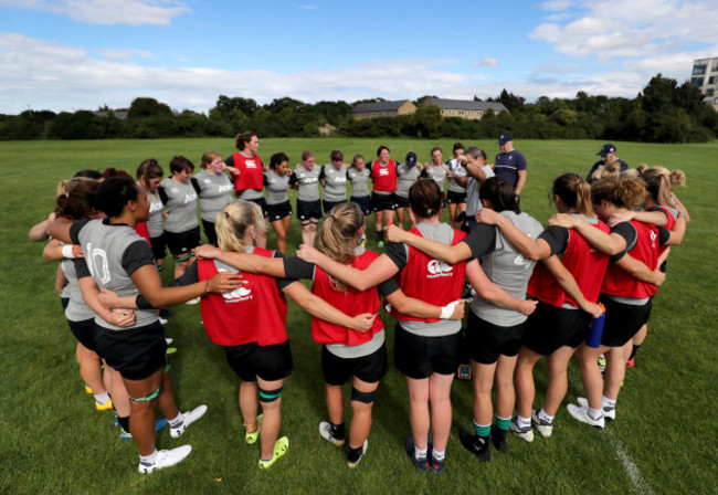 Tom Tierney talks to his players