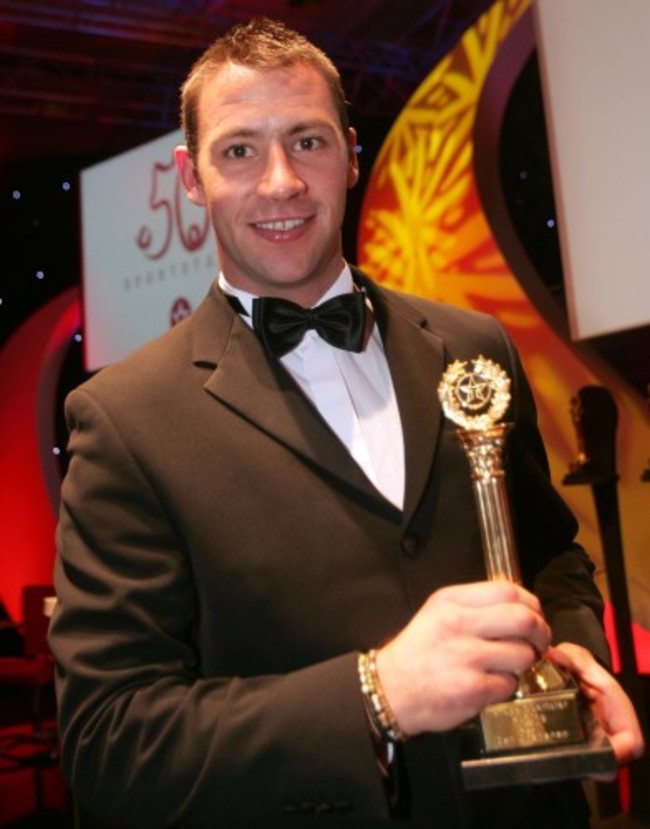 Dan Shanahan with his award