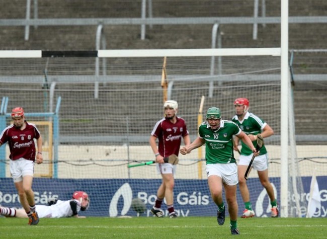 Ronan Lynch celebrates his sides first goal