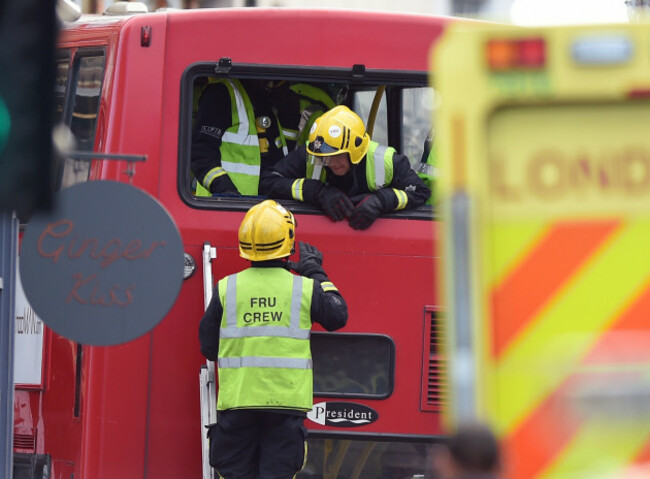 Bus crash in SW London