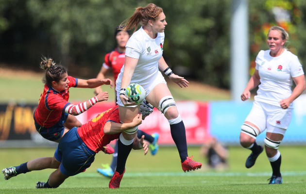 England v Spain - 2017 Women's Rugby World Cup - Pool B - UCD Bowl