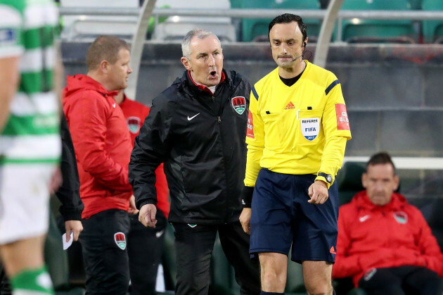 Neil Doyle sends John Caulfield to the stands