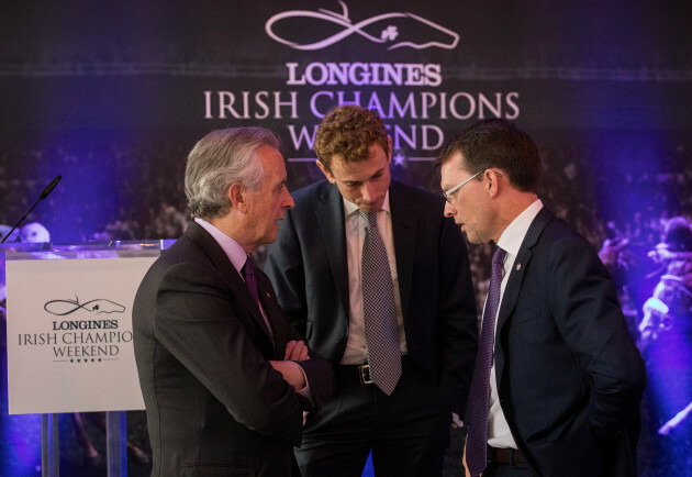 Jim Bolger, Ryan Moore and Aidan O'Brien