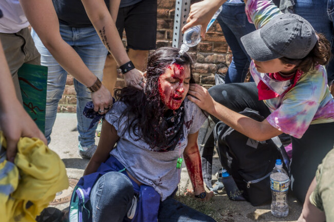 Car Hits Protesters in Charlottesville, Virginia