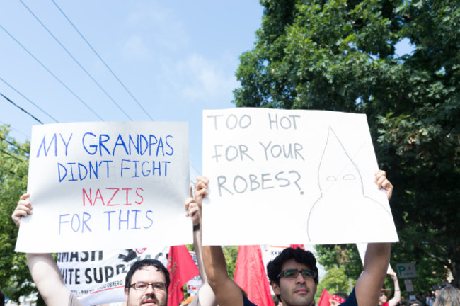 VA: White nationalits clash with liberal demonstrators in Charlottesville