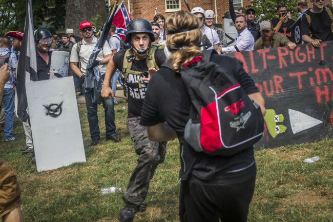 Alt-right Rally in Charlottesville, Virginia