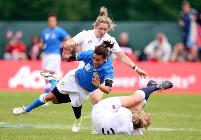 Sara Barattin with Justine Lucas