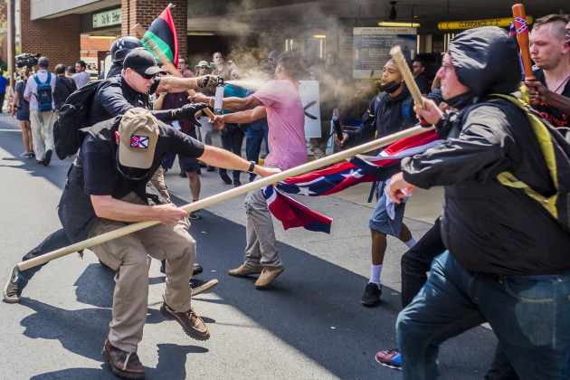 One Dead After Car Plows Into Counter-Protesters At White Supremacist Rally in VA.