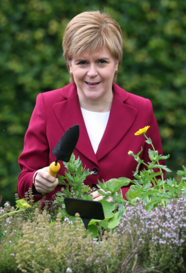 Nicola Sturgeon visit to Royal Botanic Garden Edinburgh